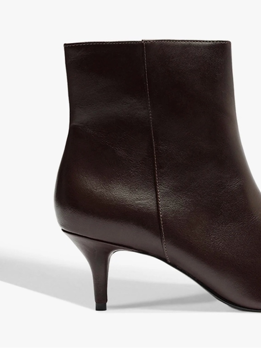 SCHUTZ Mikki Mid Bootie - Dark Chocolate - Picture 6 of 7